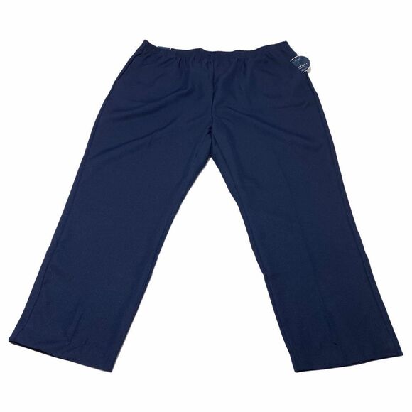 Karen Scott Elastic Pull On Straight Leg Pants 3x - Picture 3 of 11